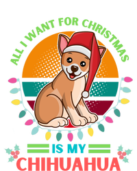 Santa Hat Chihuahua All I Want For Christmas Holiday Lights Gift Toddler Hoodie