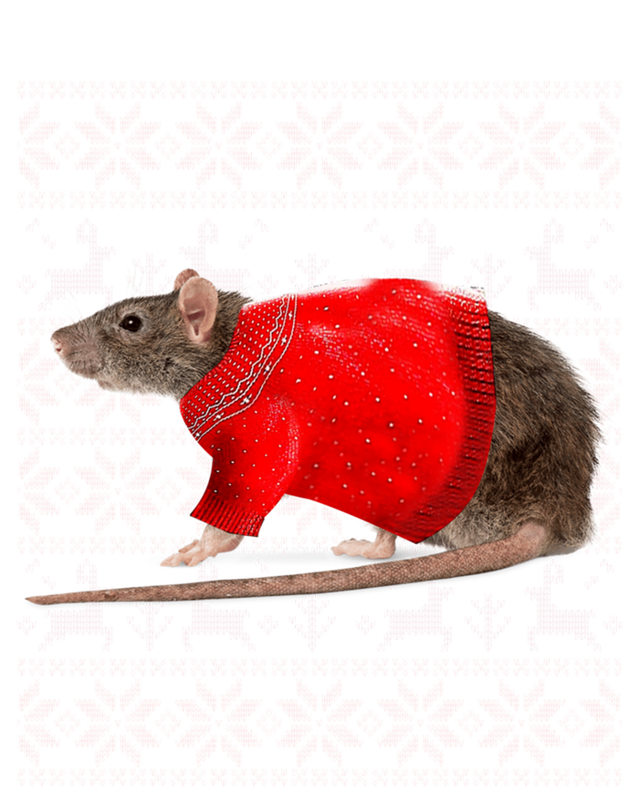 Santa Hat Christmas Lights Rat Ugly Xmas Sweater Gift Kids Long Sleeve Shirt