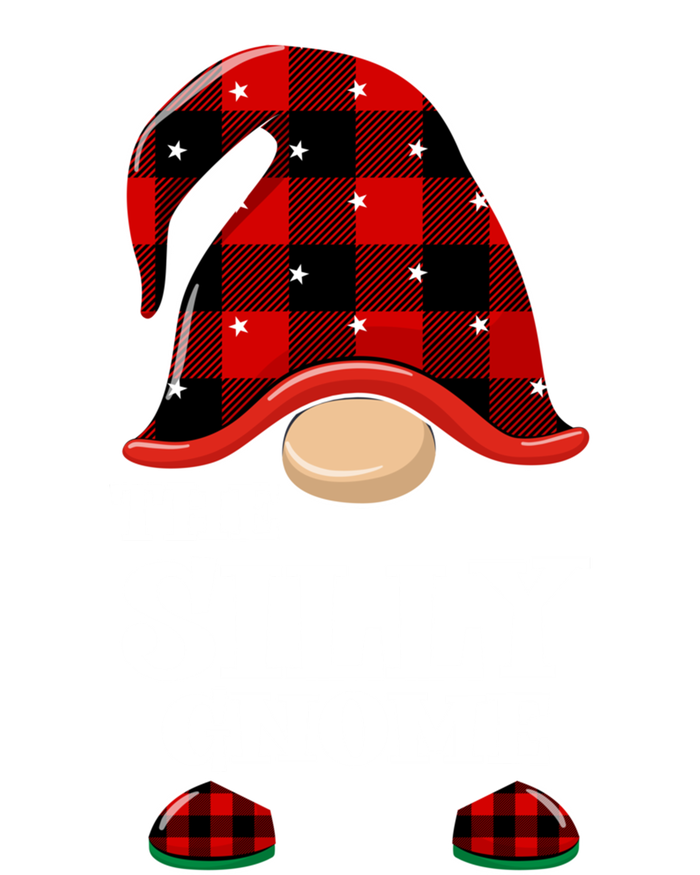 Silly Gnome Buffalo Plaid Funny Christmas Matching Family Great Gift T-Shirt