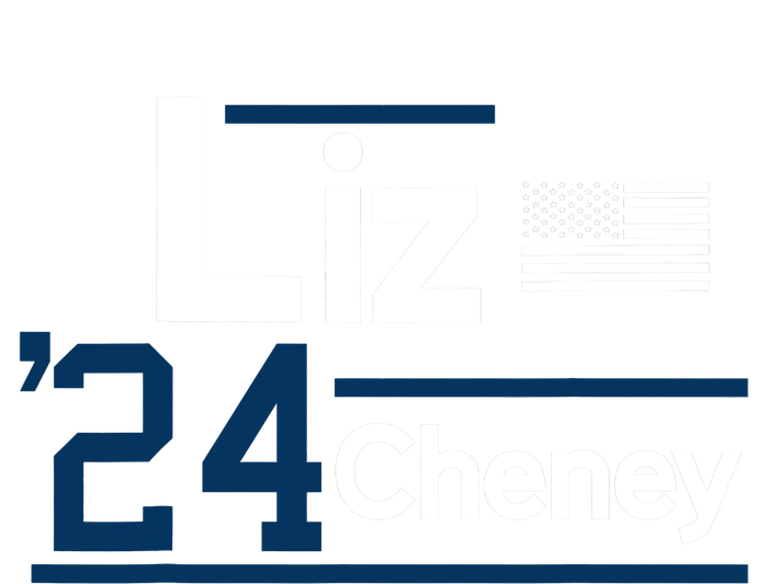 Liz Cheney 2024 For President 7 Panel Mesh Trucker Snapback Hat