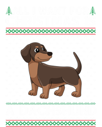 All I Want For Christmas Is A Dachshund Dog Ugly Xmas Gift Coaster