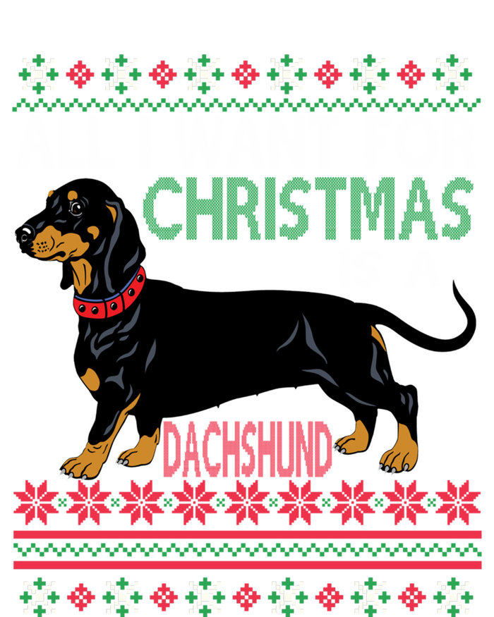 All I Want For Christmas Is A Dachshund Gift Premium Hoodie