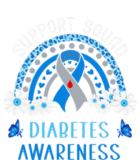 Diabetes Blue Support Squad Diabetes Awareness Baby Long Sleeve Bodysuit