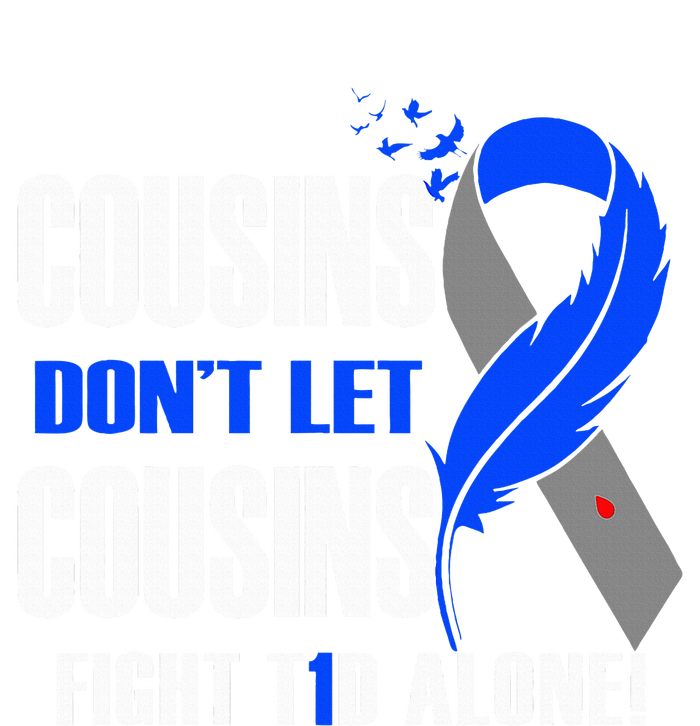 Cousins Don't Let Cousins Fight Type 1 Diabetes Awareness Kids Hoodie