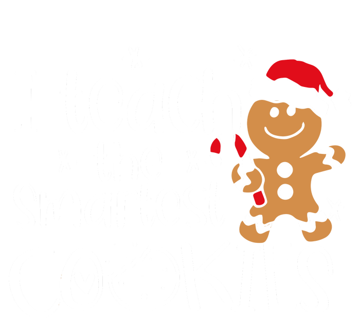 I Teach The Smartest Cookies Christmas Gingerbread Santa Hat Mesh Reversible Basketball Jersey Tank