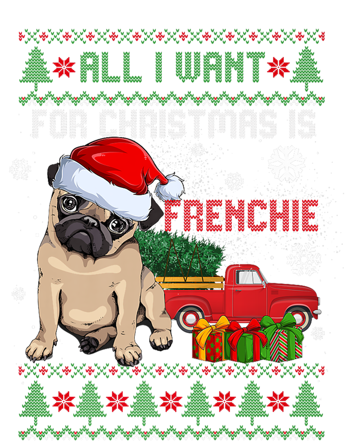 All I Want For Christmas Is Frenchie Ugly Christmas Sweater Gift Tall Long Sleeve T-Shirt