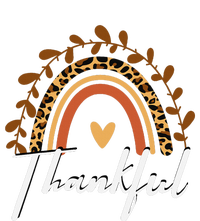 Thankful Thanksgiving Rainbow Leopard Print Wo Fall  PosiCharge RacerMesh Polo