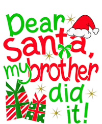 Dear Santa My Brother Did It - Christmas Family Designs Women's Perfect Tri Rocker Tank