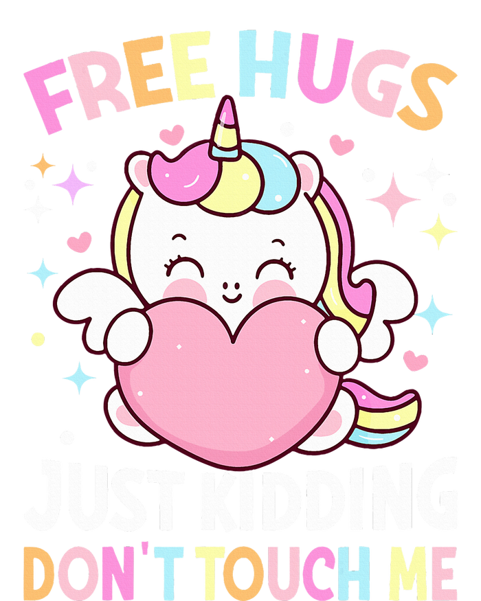 Unicorn Lover  Funny Free Hugs Just Kidding Don't Touch Me  City Backpack