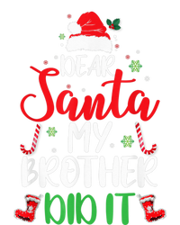 Dear Santa My Brother Did It Funny Christmas Pajama City Backpack