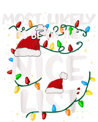 Most Likely To Be On The Nice List Family Matching Christmas Tie-Dye Long Sleeve Shirt