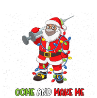 Anti Vaccine Come And Make Me Santa In Mask Tree Lights Gift Coaster