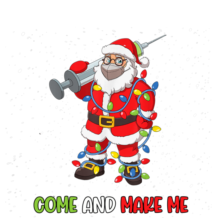 Anti Vaccine Come And Make Me Santa In Mask Tree Lights Gift Coaster