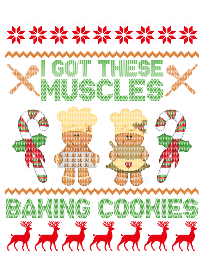 Baker Ugly Christmas Baking Cookies Sweater Gift V-Neck T-Shirt