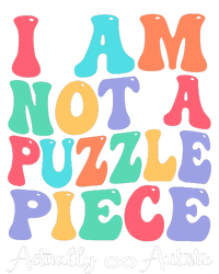 I Am Not A Puzzle Piece Actually Autistic Autism Awareness T-Shirt