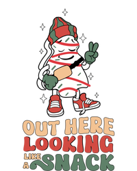 Boojee Out Here Lookin Like Snack Groovy Christmas Tree Cake Funny Gift T-Shirt