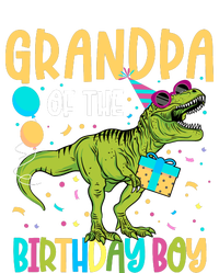 Grandpa Of The Birthday Boy Family Matching Dinosaur Squad Flat Bill Trucker Hat