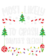 Most Likely To Crash SantaS Sleigh Funny Christmas Family Matching Cute Chris Flexfit Unipanel Trucker Cap