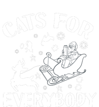 Cats For Everybody Funny Christmas Day Cats Lover Saying PosiCharge RacerMesh Polo