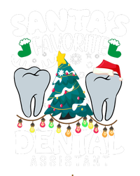 Funny SantaS Favorite Dental Assistant Christmas Santa Hat T-Shirt