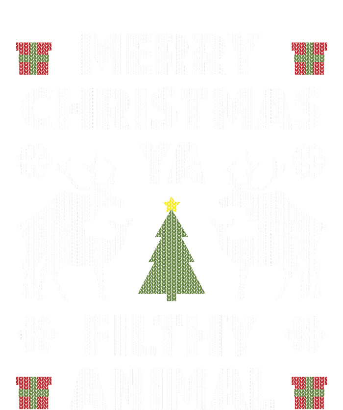 Merry Christmas Ya Filthy Animal Performance Fleece Hoodie