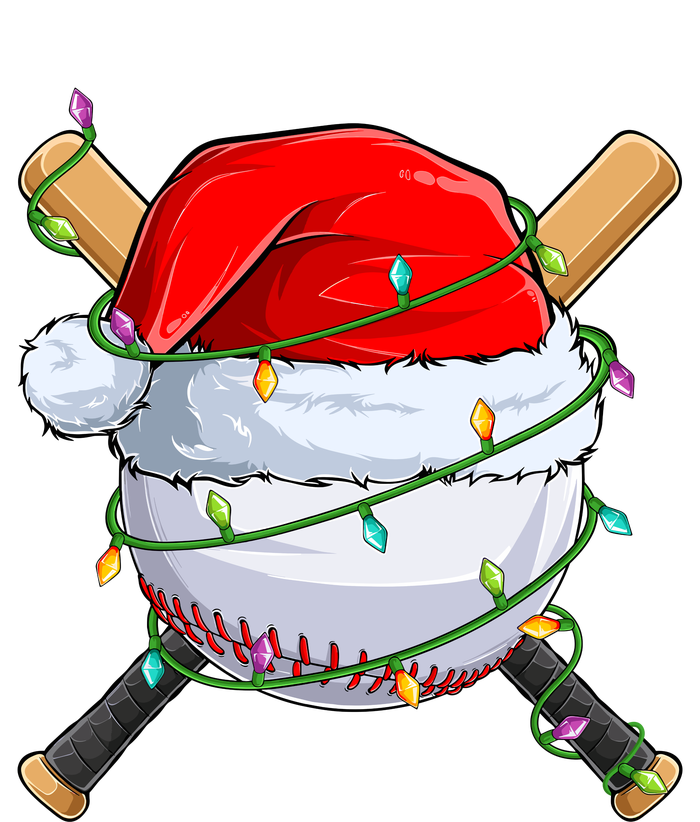 Santa Christmas Sports Christmas Baseball Player T-Shirt