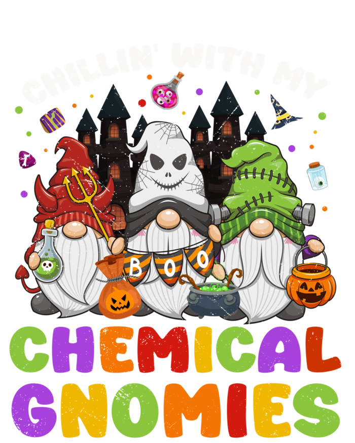 Chillin With My Chemical Gnomies Halloween Gnome Gift T-Shirt