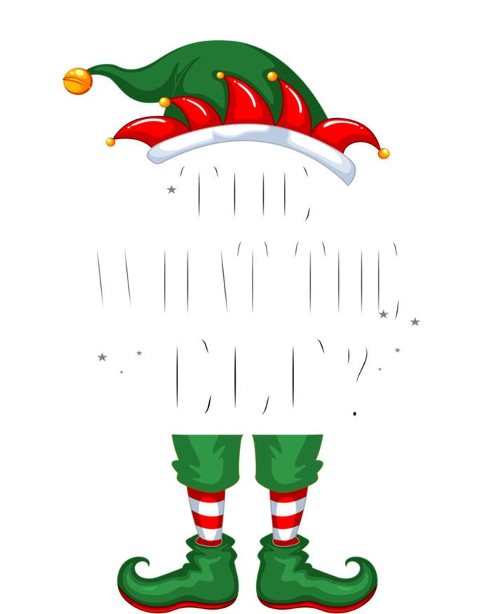 Christmas Elf Matching Family Group Funny The What The Elf? Gift V-Neck T-Shirt