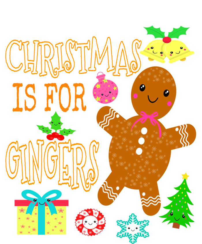 Christmas Is For Gingers Funny Redhead Gift Ginger Pride Gift Sweatshirt Cinch Pack Bag