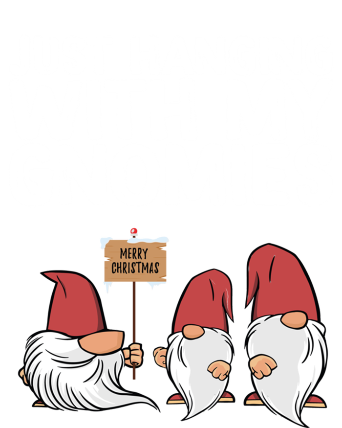 Christmas Just Hanging With My Gnomies Merry Christmas Eve Gift Ladies Essential Tank