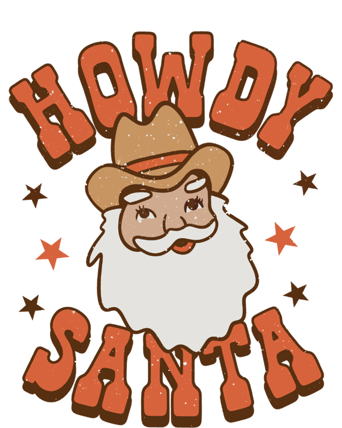 Cow Santa Western Christmas Howdy Santa Funny Santa Xmas Gift USA-Made Snowflake Beanie