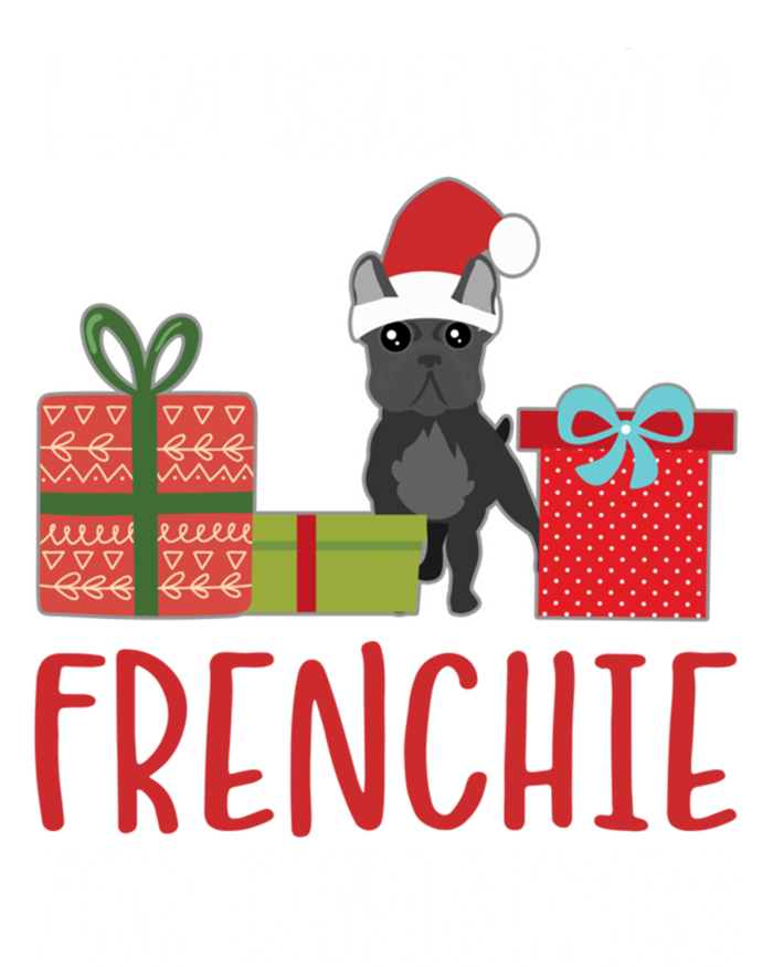 Cute Christmas French Bulldog Owner I Want A Frenchie Gift Softstyle Adult Sport Polo