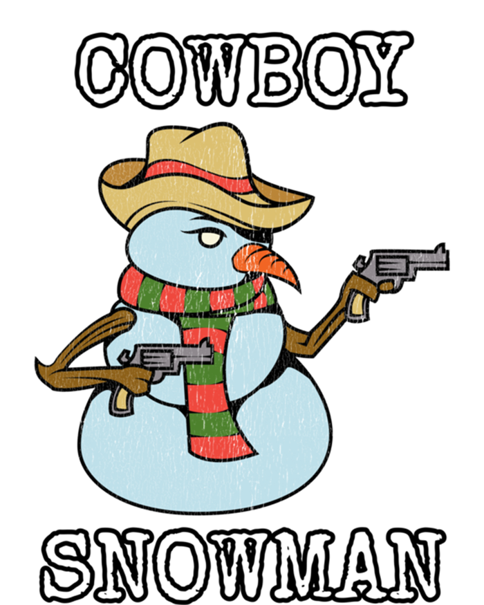 Funny Christmas Gift Western Cow Snow Gift Tall T-Shirt