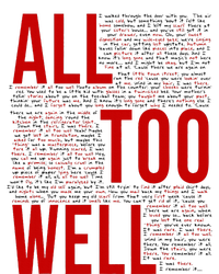 I Remember It All Too Well  T-Shirt