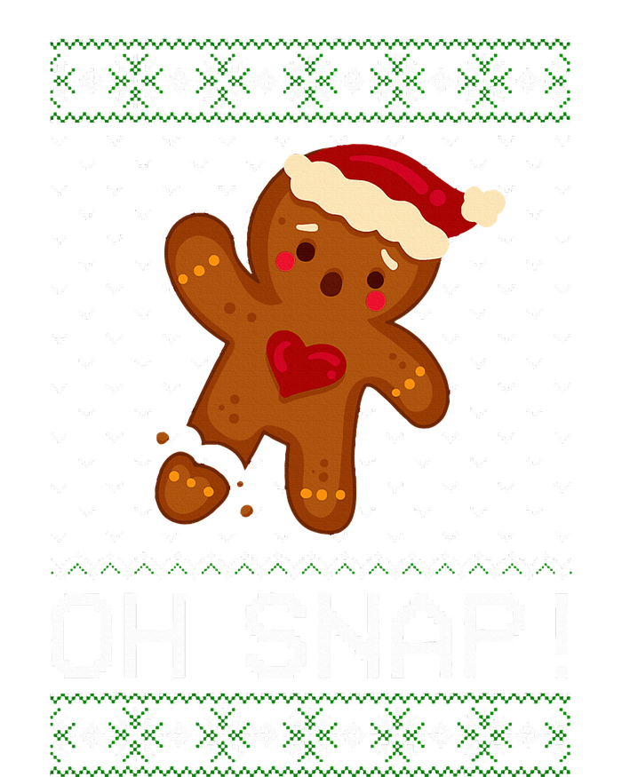 Gingerbread Man Oh Snap Christmas Cookie  Toddler Sweatshirt