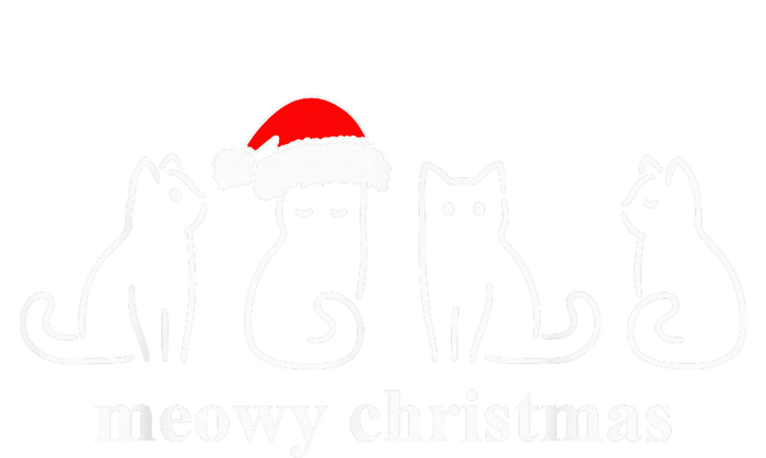 Meowy Catmas Cat Christmas Cute Kitten Cats Santa Hat Xmas Toddler Long Sleeve Shirt