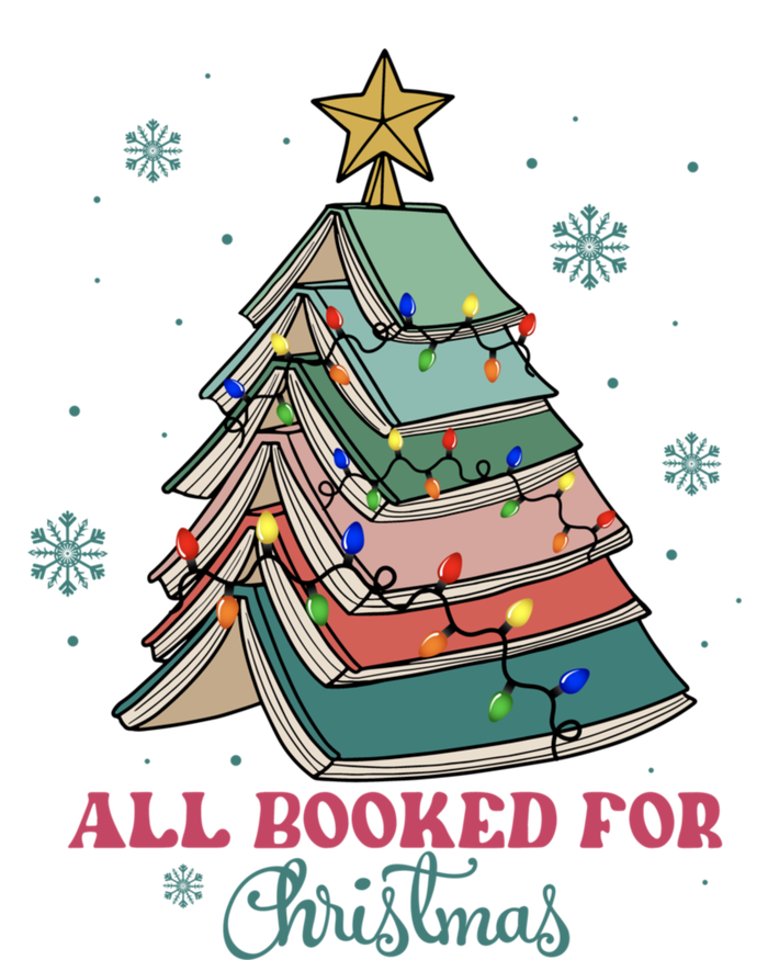 All Booked For Christmas Librarian Christmas Book Tree Sustainable Knit Beanie