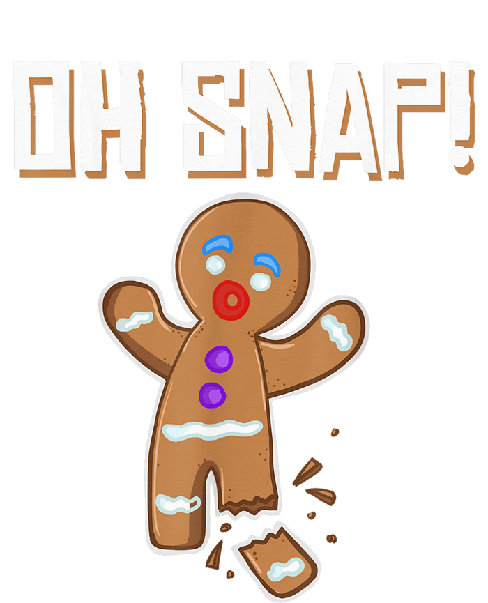 Oh Snap gingerbread man broken leg gingerbread man Oh Snap T-Shirt