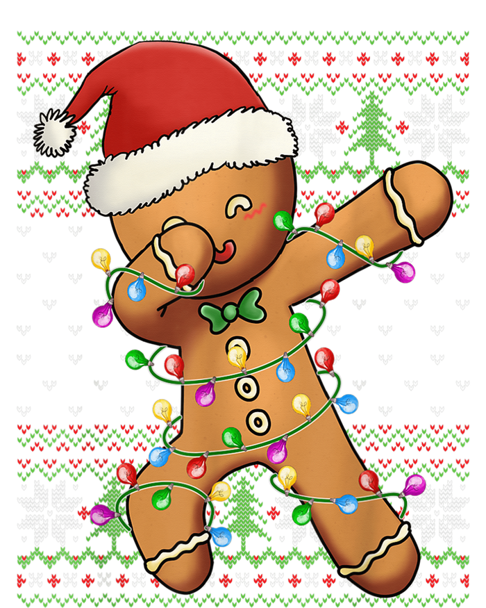 Dabbing Gingerbread Santa Christmas Boy  Xmas Cookie Pajama Set