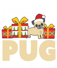 I Just Want A Pug For Christmas Cute Pug Owner Christmas Gift Kids Hoodie