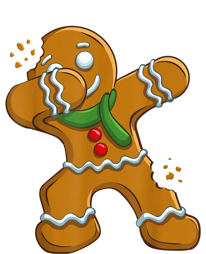 Dabbing Gingerbread Man Shirt Dab Gift Funny Christmas Baby Long Sleeve Bodysuit