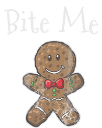 Funny Christmas Bite Me Gingerbread Man T-Shirt