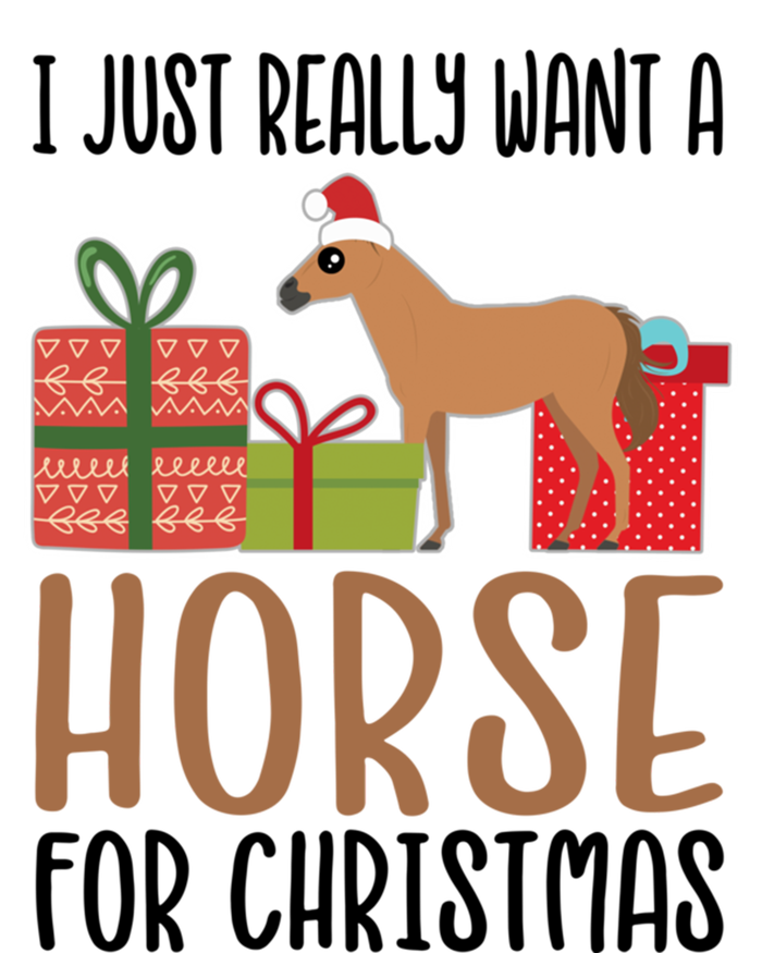 I Really Want A Horse For Christmas Gift Tank Top