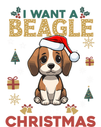 I Want A Beagle For Christmas Cute Dog Lover Family Pajama Meaningful Gift Bumper Sticker