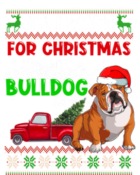 I Want A Bulldog For Christmas Ugly Sweater Dog Xmas Outfit Gift Tall T-Shirt