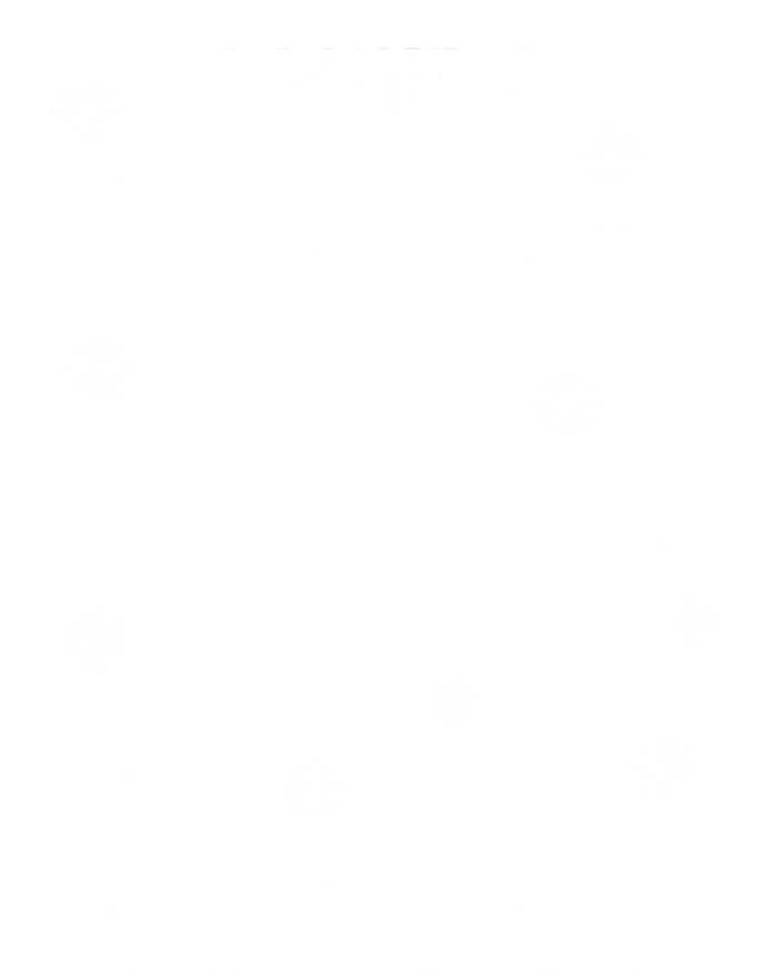 I Want A Dachshund For Christmas Weenie Dog Gift Kids Hoodie