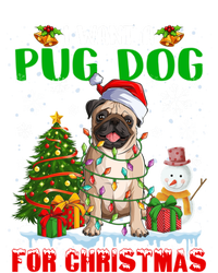 I Want A Pug Dog For Christmas Pug Santa Light Xmas Tree Gift Softstyle Adult Sport Polo