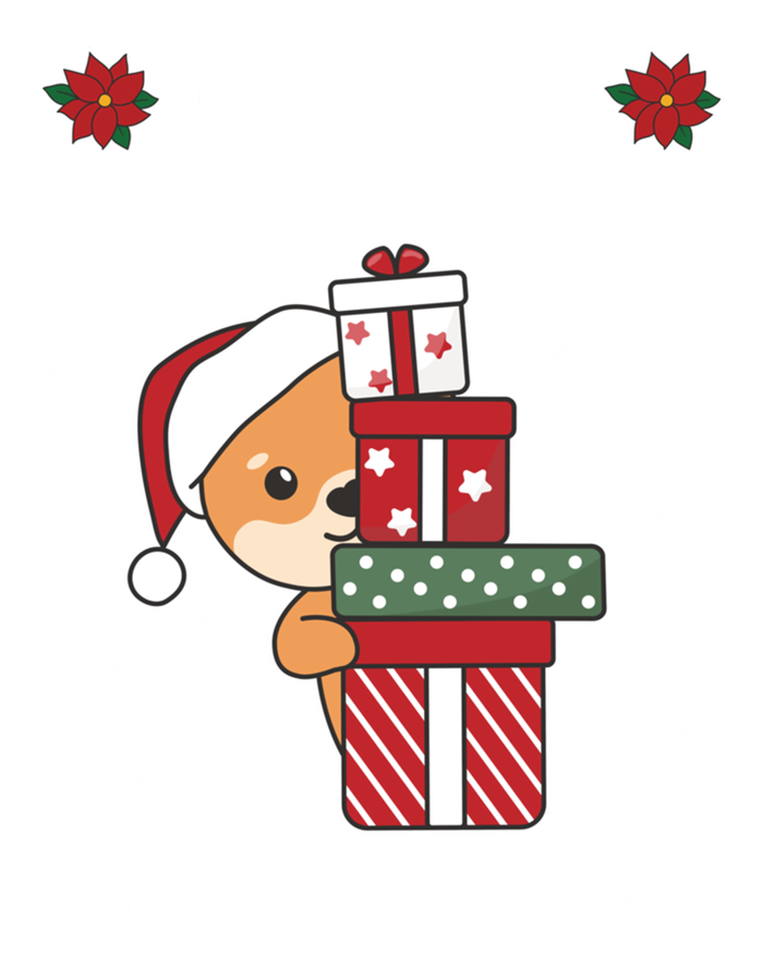 I Want A Shiba Inu For Christmas Cute Dogs Great Gift T-Shirt