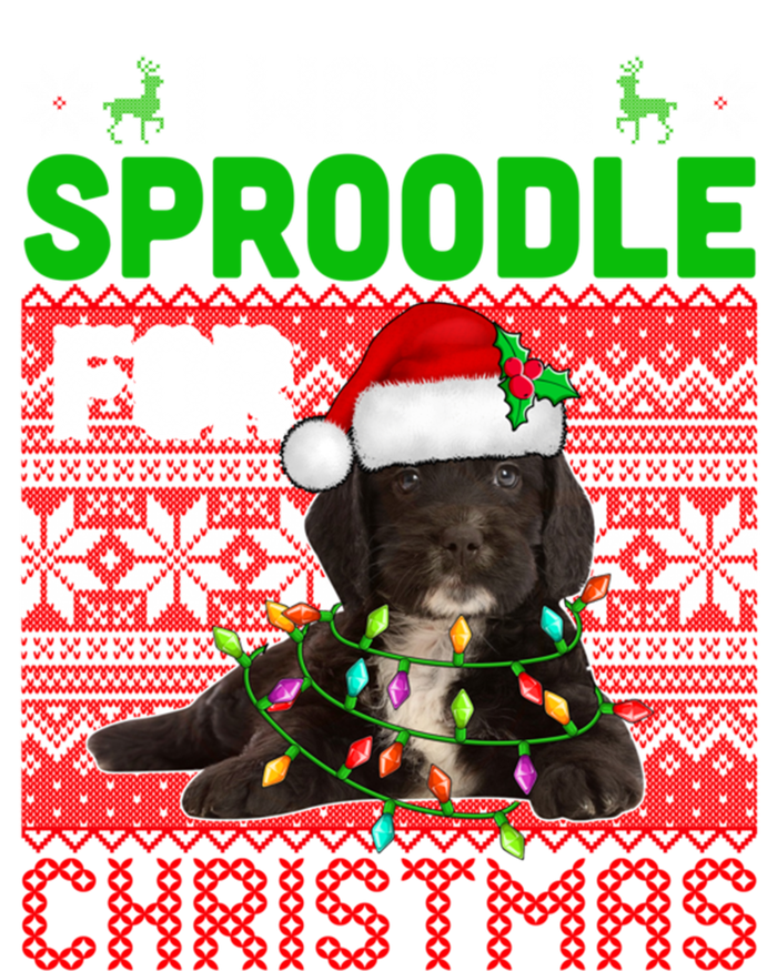 I Want A Sproodle For Christmas Santa Dog Lover Owner Meaningful Gift Poster