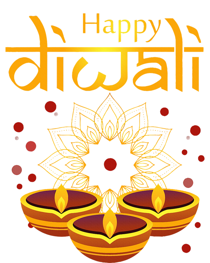 Happy Diwali Festival of Lights Mandala For Indian Hinduism T-Shirt